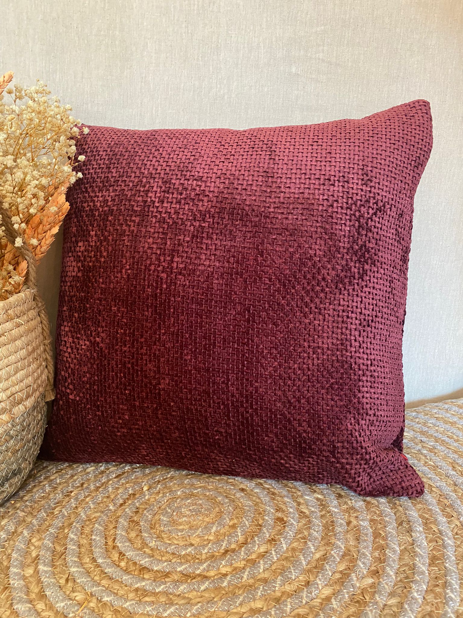 Fundas de cojines de chenilla super suave