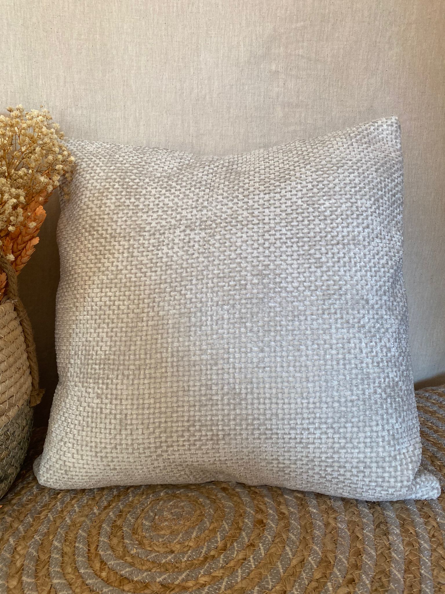 Fundas de cojines de chenilla super suave