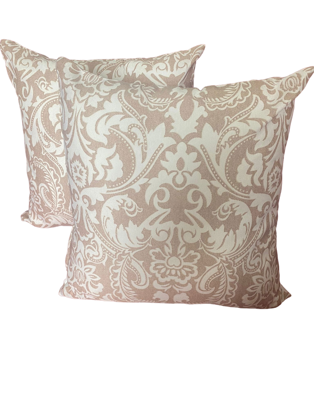 Fundas de Cojines Poliéster estampado nude