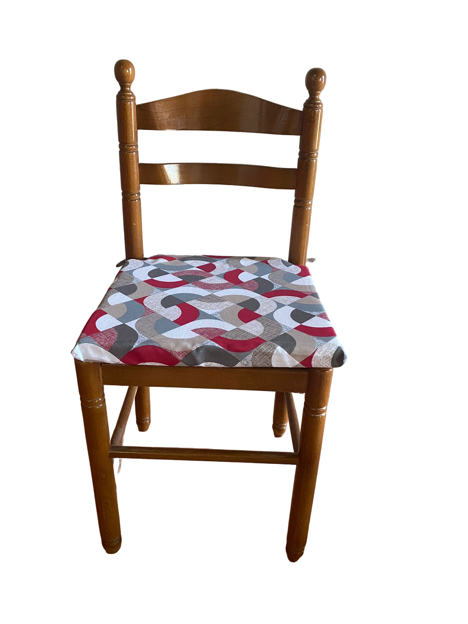 Asiento para silla de cocina con cintas , Fabricado en España