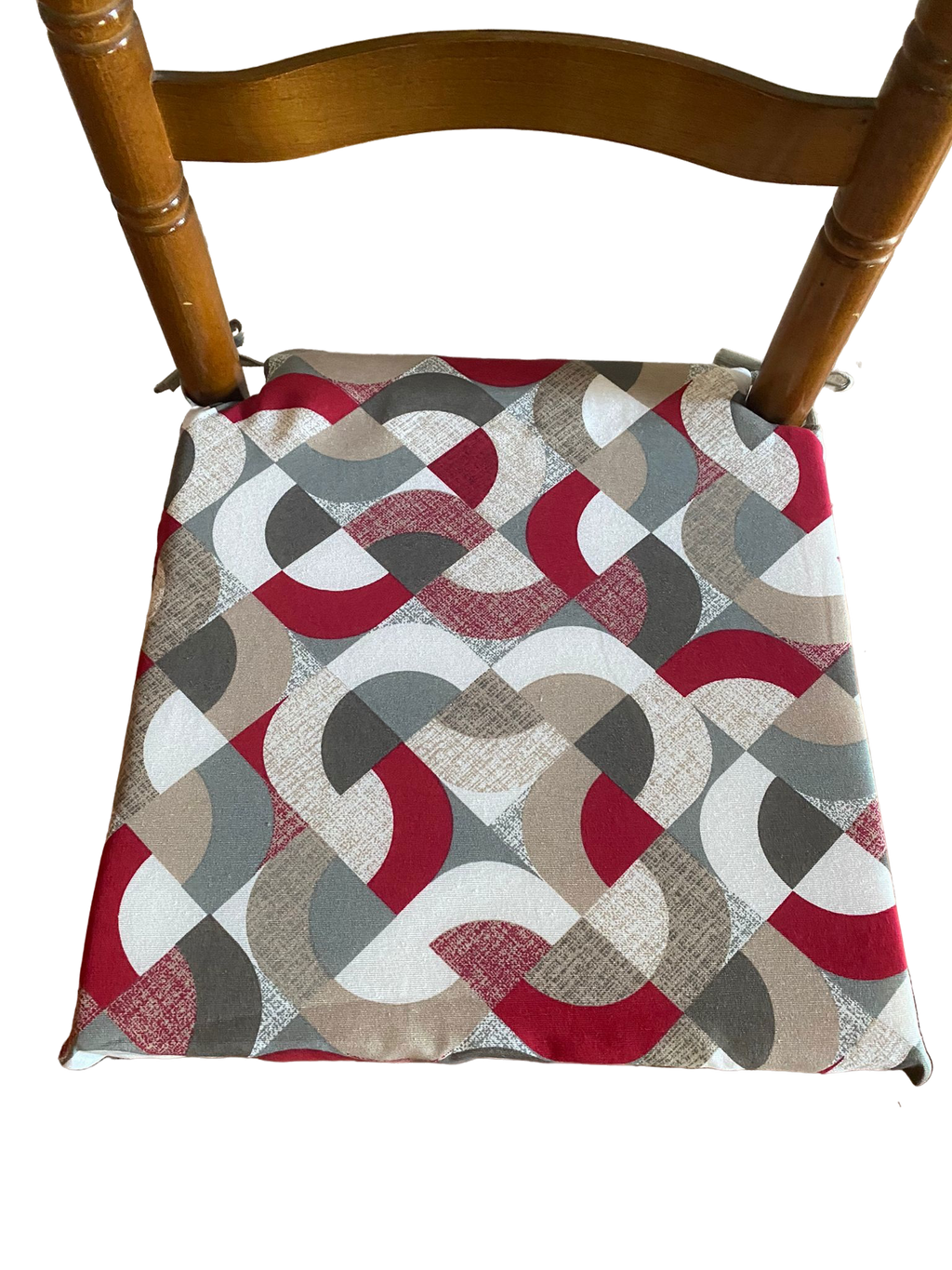 Asiento para silla de cocina con cintas , Fabricado en España