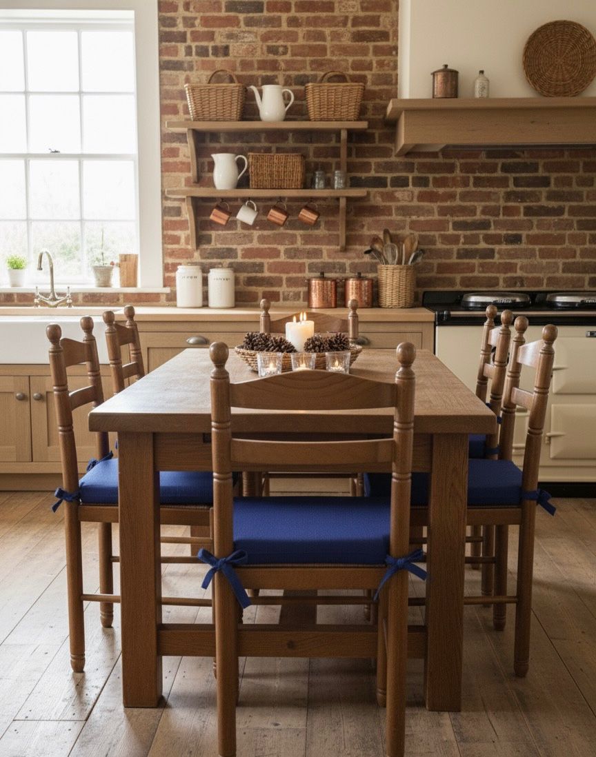 Asiento para silla de cocina con cintas , Fabricado en España