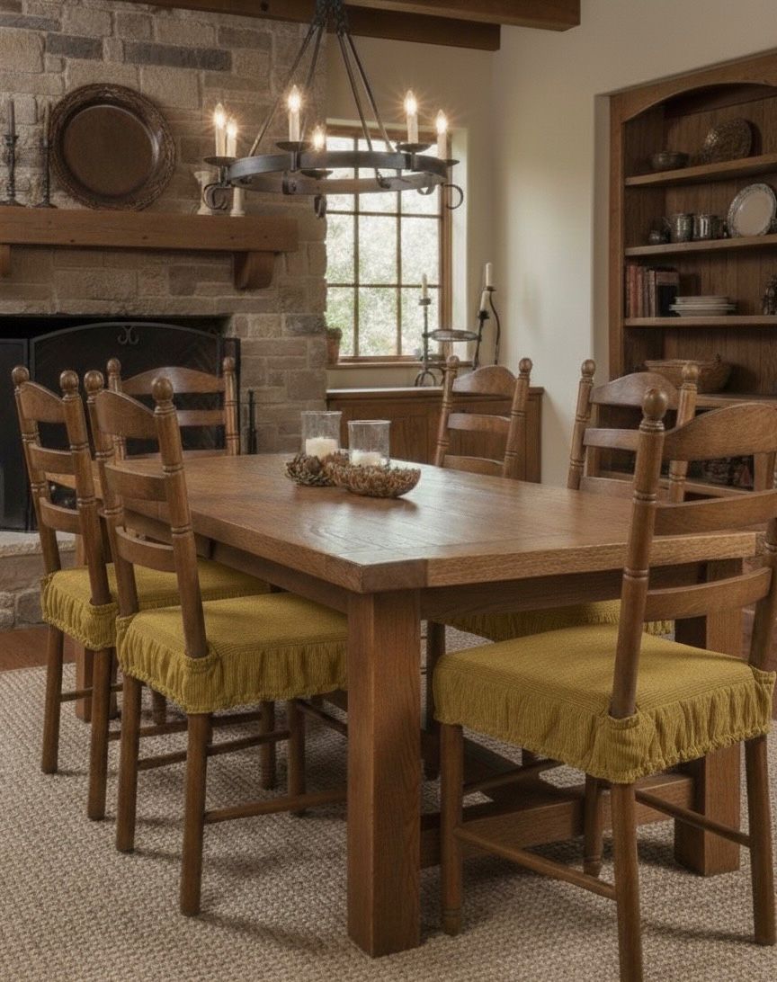 Asientos de silla de cocina ajustable y acolchado