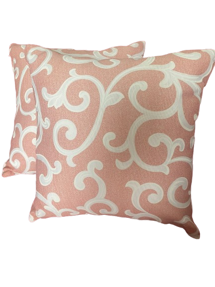 Fundas de Cojines Poliéster estampado nude